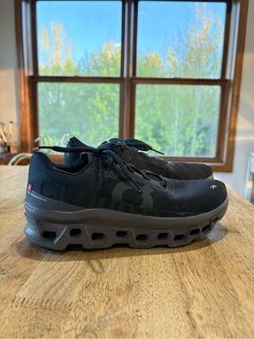 On Running Women's Black Cloudmonster Running Shoes